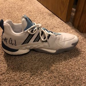 Anthony Edwards Signed Game Worn Shoe